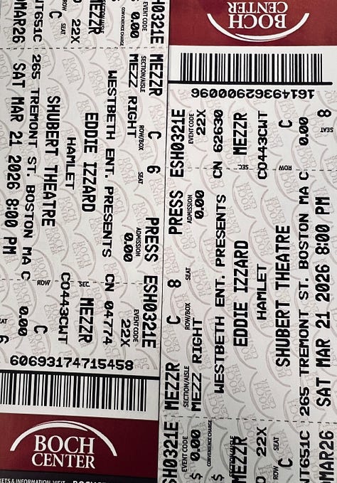 movie posters, tickets