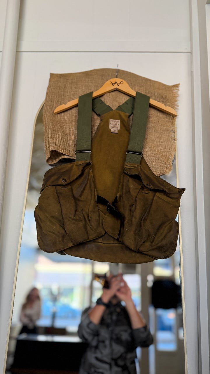 Another up and coming women's clothing brand:  Colleen Tuohy of WYATT OUTDOORS in her new retail location recently opened downtown (110 W Callender St, Livingston MT).
