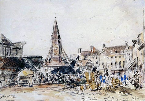 Boudin, Dubourg, Friesz, Guerard, Jongkind, Le Sidaner, Lee-Hankey, Monet, Parrott