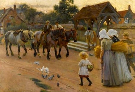 The Mowdog On The Road...: NELLY ERICHSEN'S 'GOING HOME': A NEW POEM ABOUT  AN OLD PAINTING...