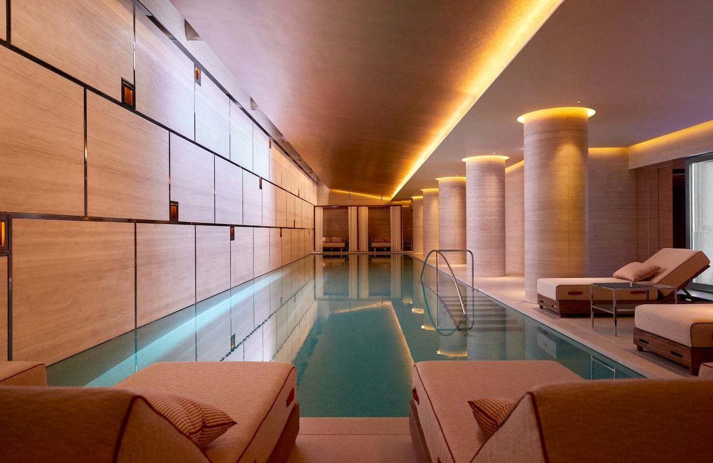 Spa facilities at Surrenne in London. Spa facilities at Surrenne in London.