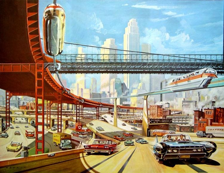 1950s view on of the future : r/RetroFuturism