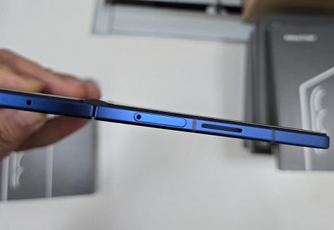 Galaxy Z Fold 7 hands-on design