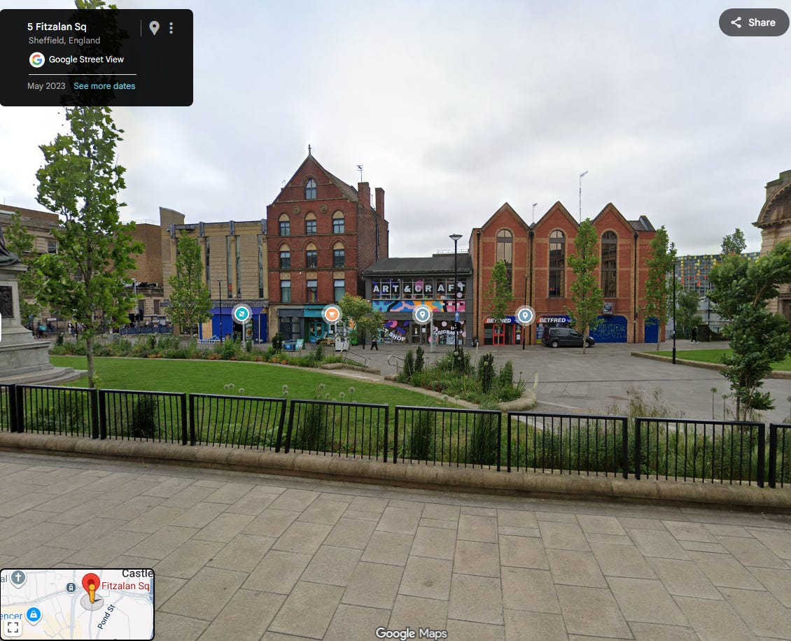From the archive: Fitzalan Square