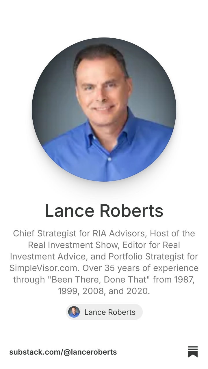 Lance Roberts | Substack