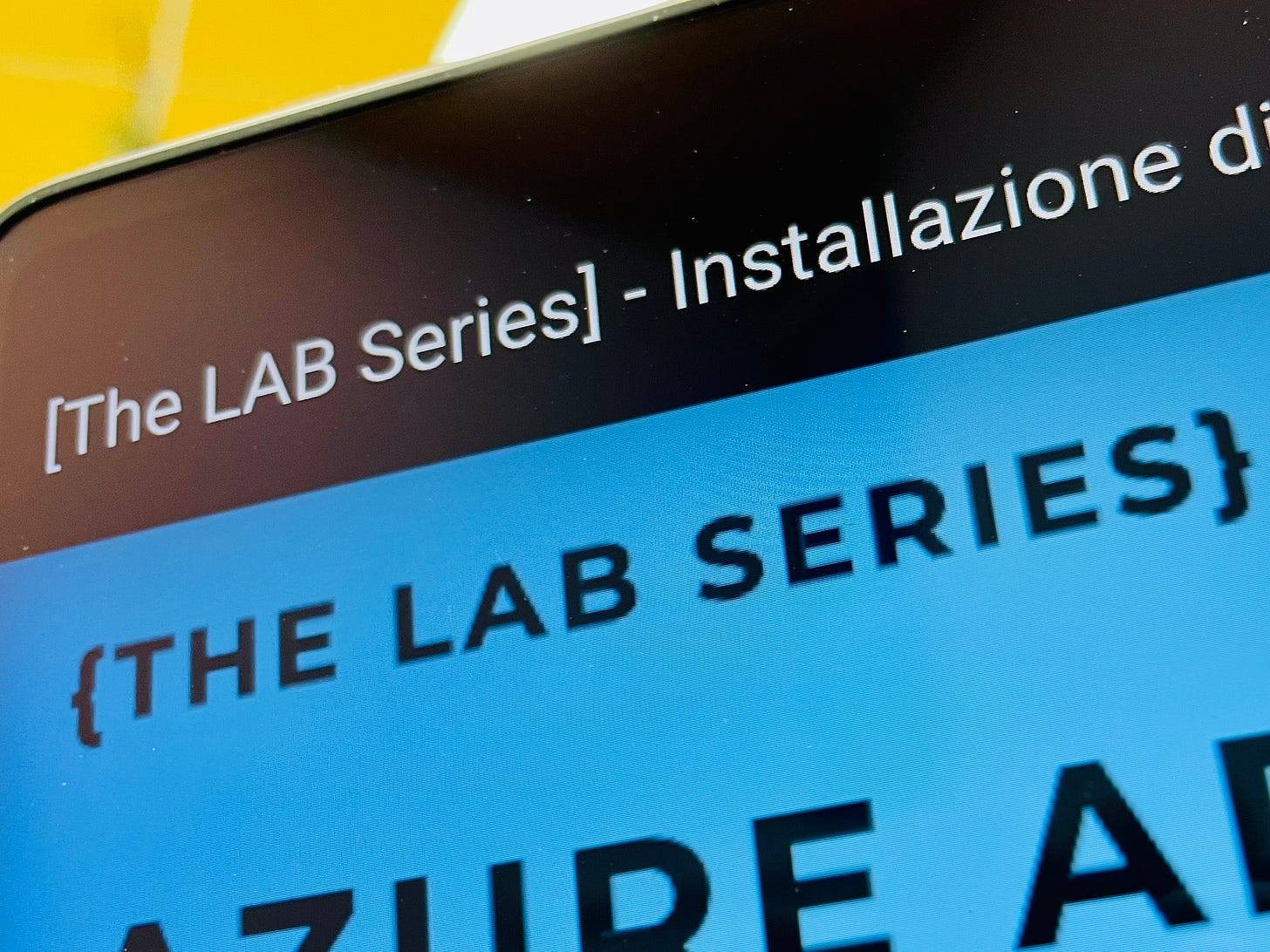 Featured image of post Nuova video-rubrica: The Lab Series! Featured image of post Nuova video-rubrica: The Lab Series!