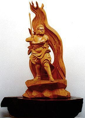 MUSASHI MIYAMOTO | The Artist Fudo Myoo, Miyamoto Musashi, Japanese Calligraphy, Japanese Artists, Birds Painting, Ink Painting, Asian Art, Martial Arts, Landscape Paintings