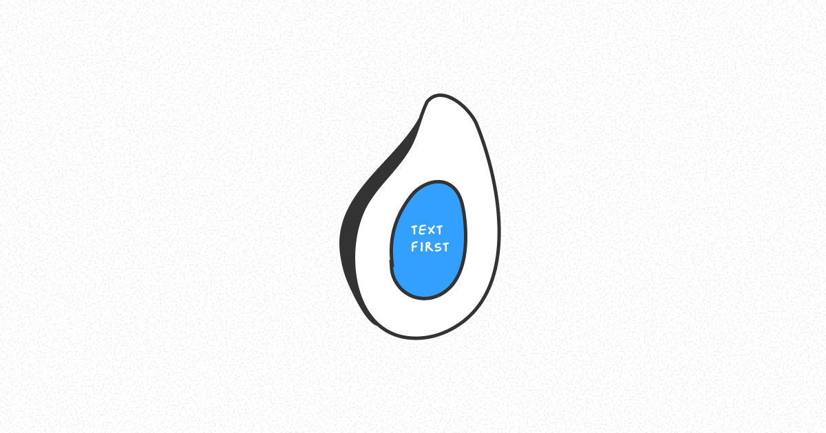 Should you start a post from a visual or text first?