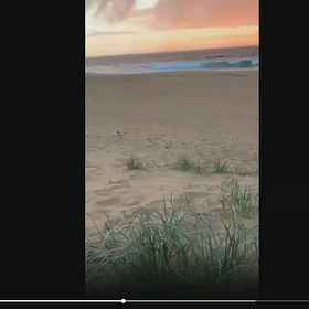 Fail! I tried to do a live from the beach and it poured with rain...