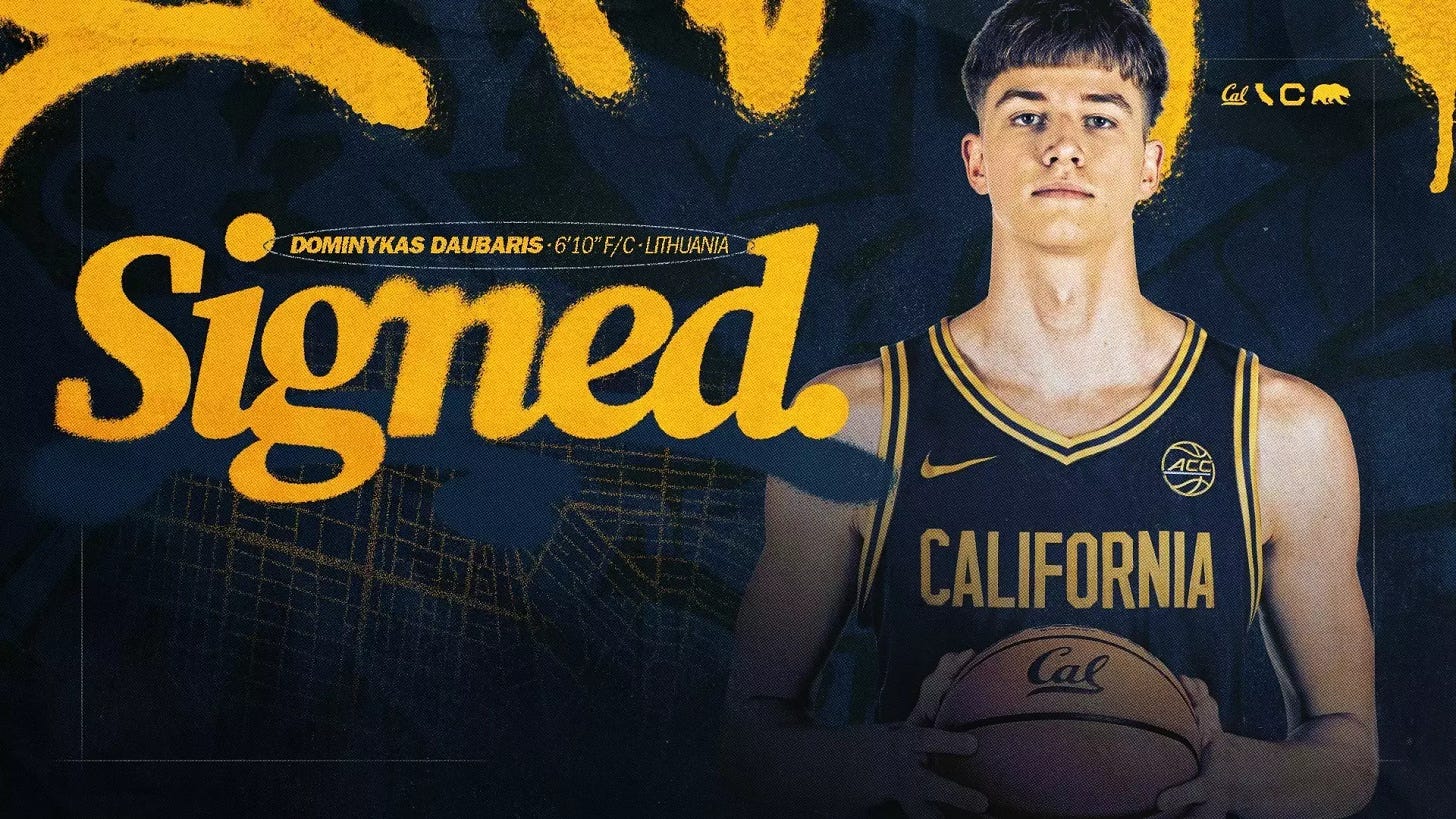 Dominykas Daubaris Comes To Cal From Lithuania