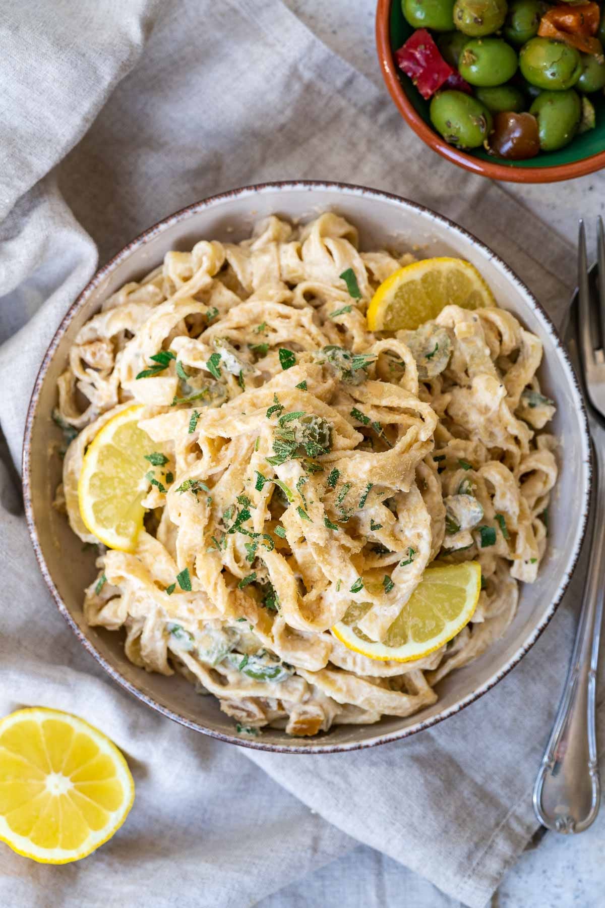 Creamy Tahini Pasta