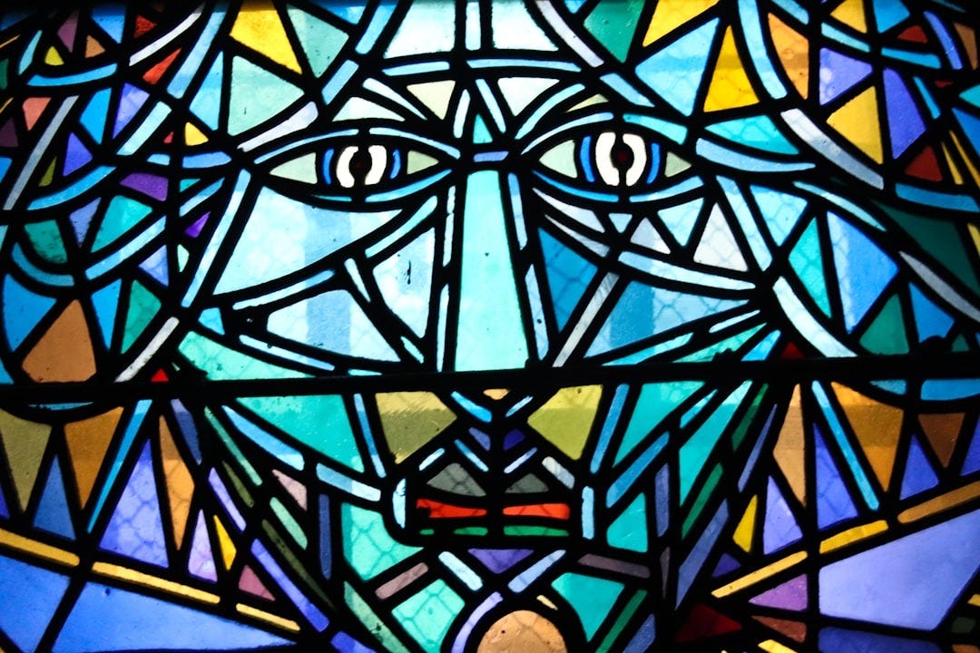 multicolored stained glass multicolored stained glass