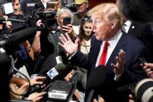 Republican presidential candidate Donald Trump Republican presidential candidate Donald Trump