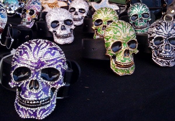 Bedazzled skulls Bedazzled skulls