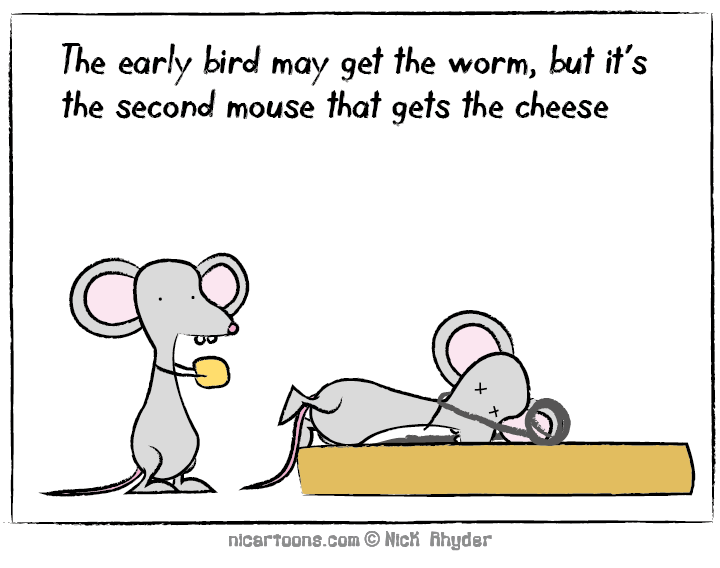 The JamJar Effect: The Second Mouse Gets the Cheese