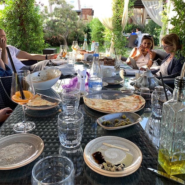 Lovely lunch yesterday after my last workshop (on a Saturday no less!). Very gratified to see so many people take the idea of the #4dayweek seriously, and be willing to explore how they could put it into practice in their own companies. But I was glad aft Lovely lunch yesterday after my last workshop (on a Saturday no less!). Very gratified to see so many people take the idea of the #4dayweek seriously, and be willing to explore how they could put it into practice in their own companies. But I was glad aft