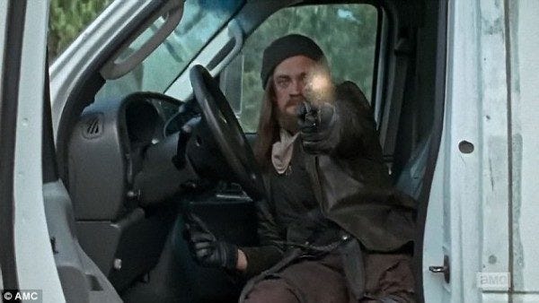 the walking dead jesus shoot walker 610 the walking dead jesus shoot walker 610