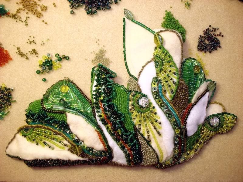 beaded White House trees oval canvas pop art painting barack obama lone beader boston bead artist beaded White House trees oval canvas pop art painting barack obama lone beader boston bead artist