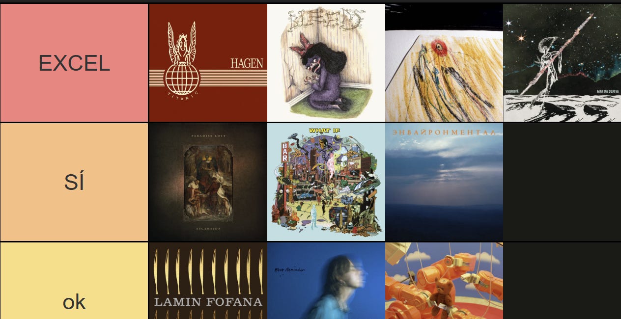 Tier list 23 de septiembre: id a por el pan, que yo no pienso ir