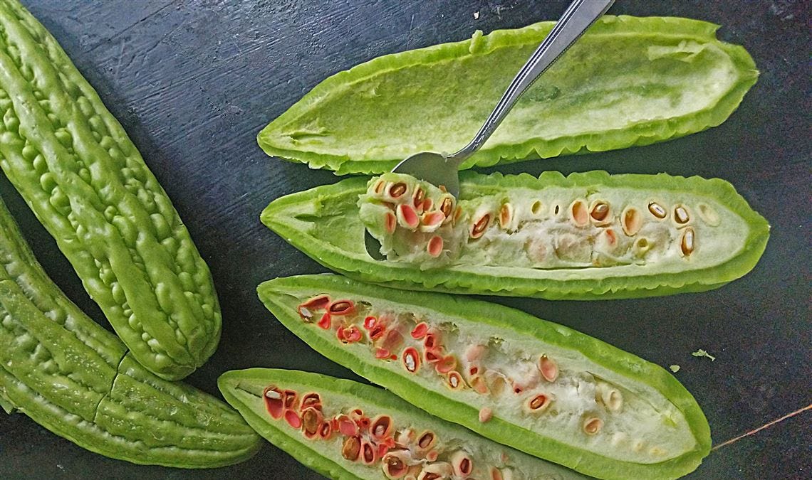 Beef with bitter melon, and cooking as intimacy.