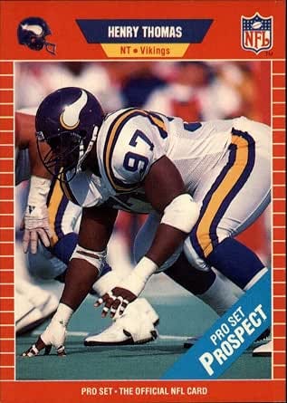Amazon.com: 1989 Pro Set Football Card #530 Henry Thomas : Collectibles ...