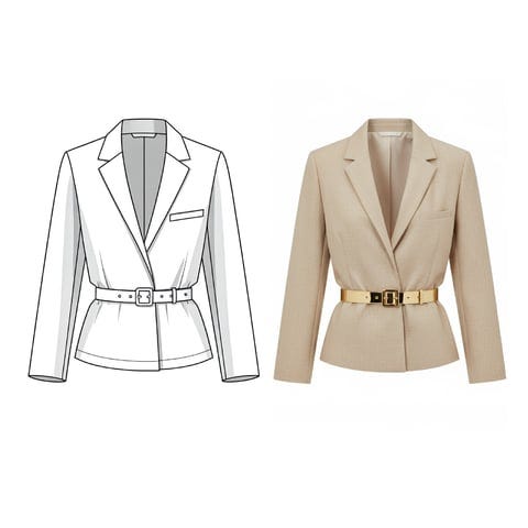 Sketch to AI Fashion Design