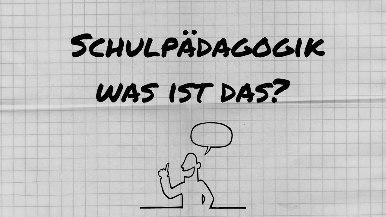 Una scritta su un quaderno: cos'è la Schulpädagogik?