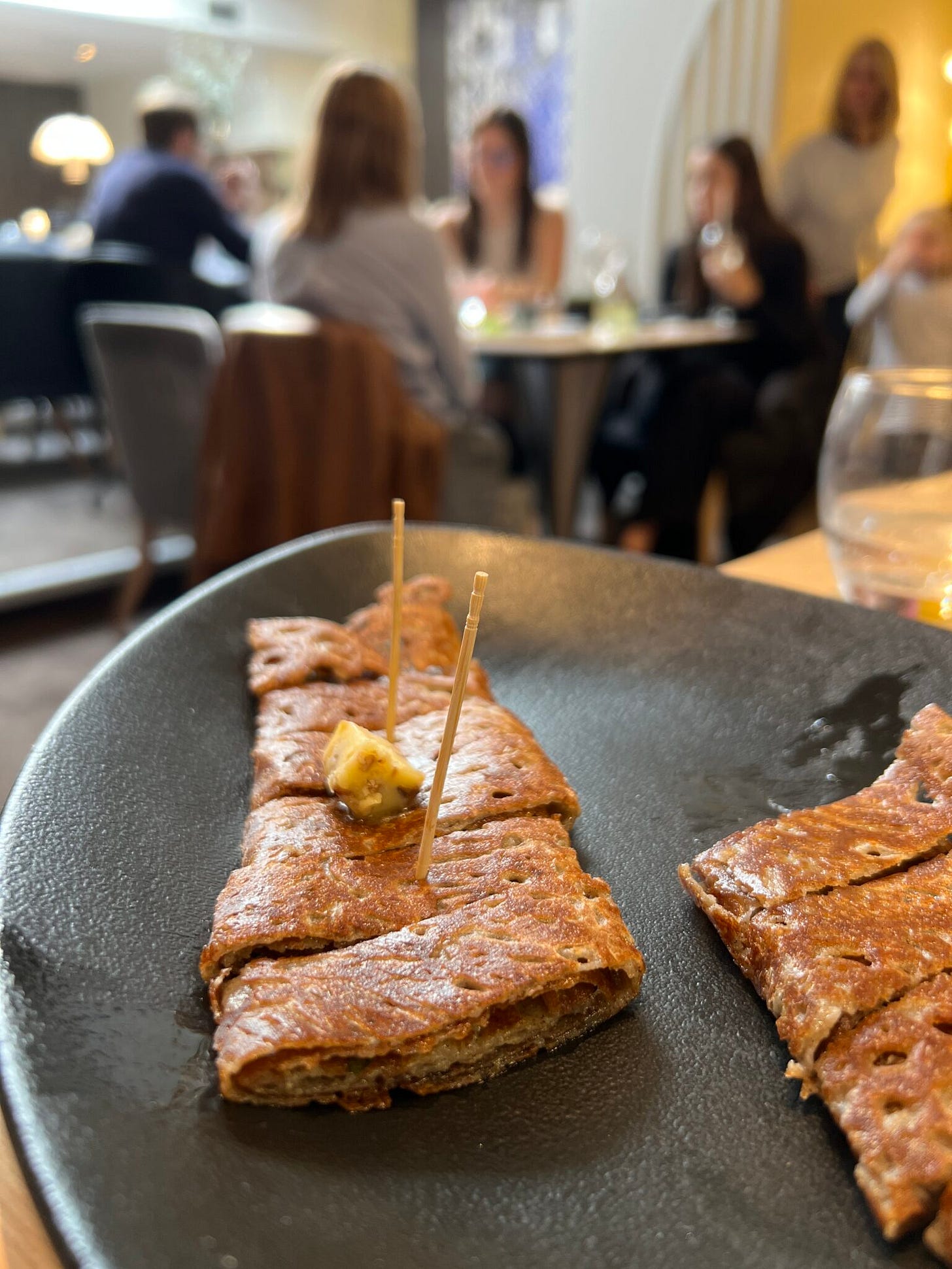 Crêperie Sarrasin Crêpe mit Salzkaramell