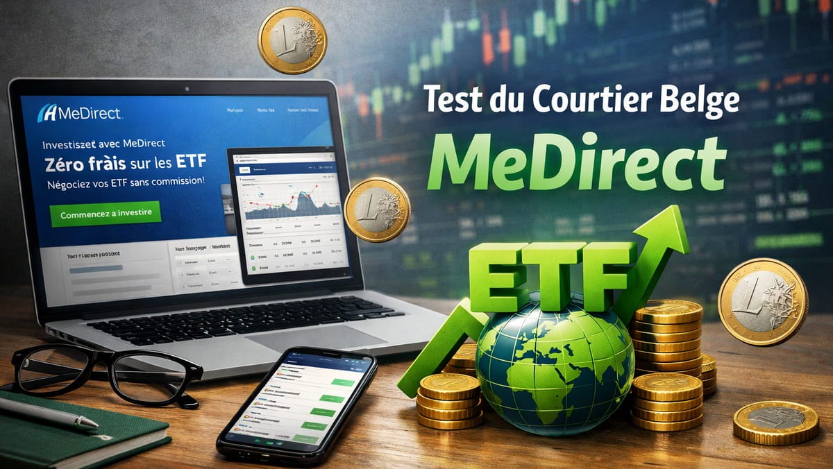 Avis courtier MeDirect Belgique investissement ETF