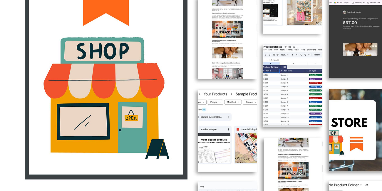 How I Built a Full Store on Substack (No Gumroad required)