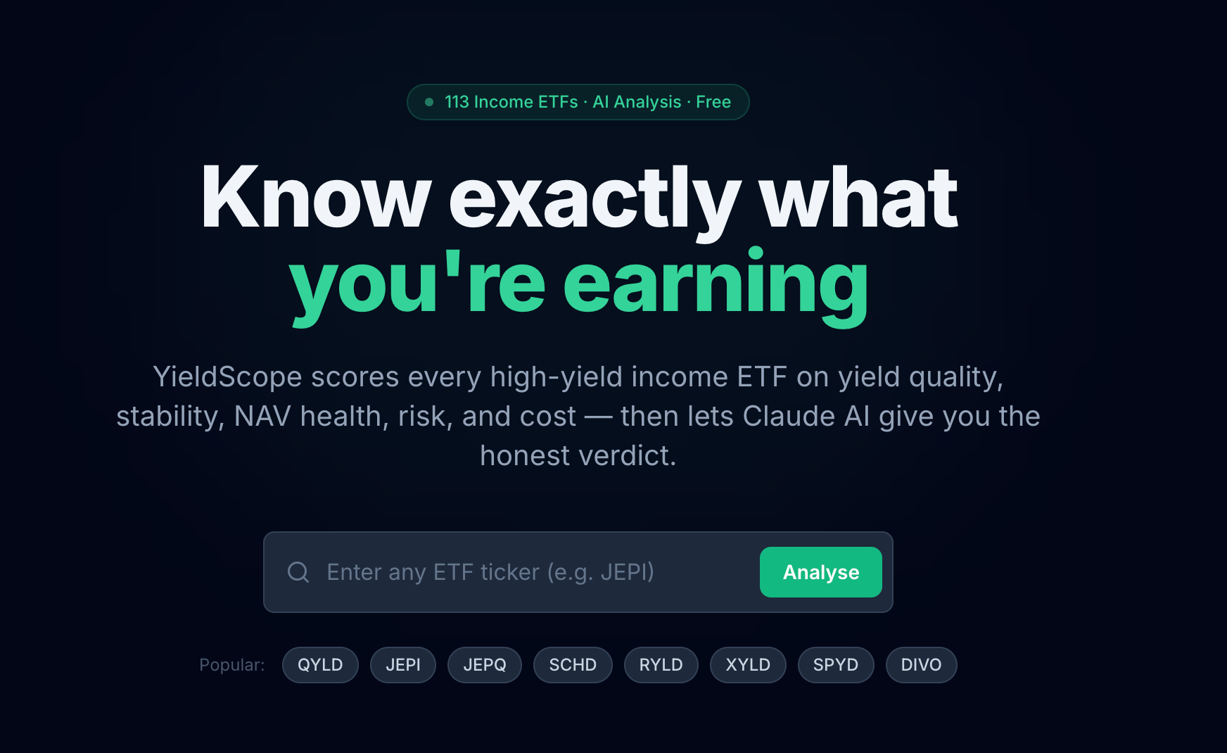 I Built a Free ETF Research Tool. Here’s Why — and What I Need From You.