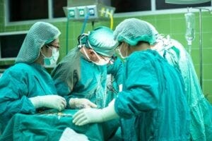 Surgical team in the OR