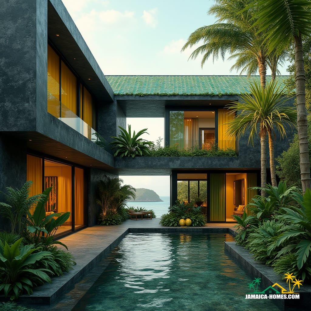 A futuristic Jamaican home