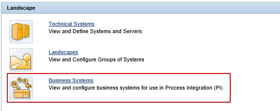 Select Business Systems under SLD