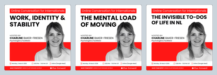 Online sessions at Flux Forward