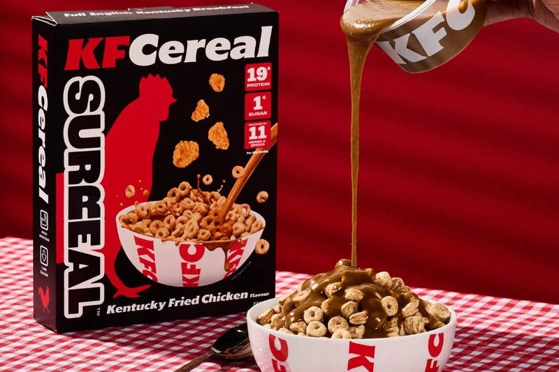Surreal KFC KFCereal gravy Limited Edition Release Info
