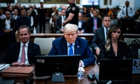 Speeches and grandstanding: Trump scores few if any legal points in court |  Donald Trump | The Guardian