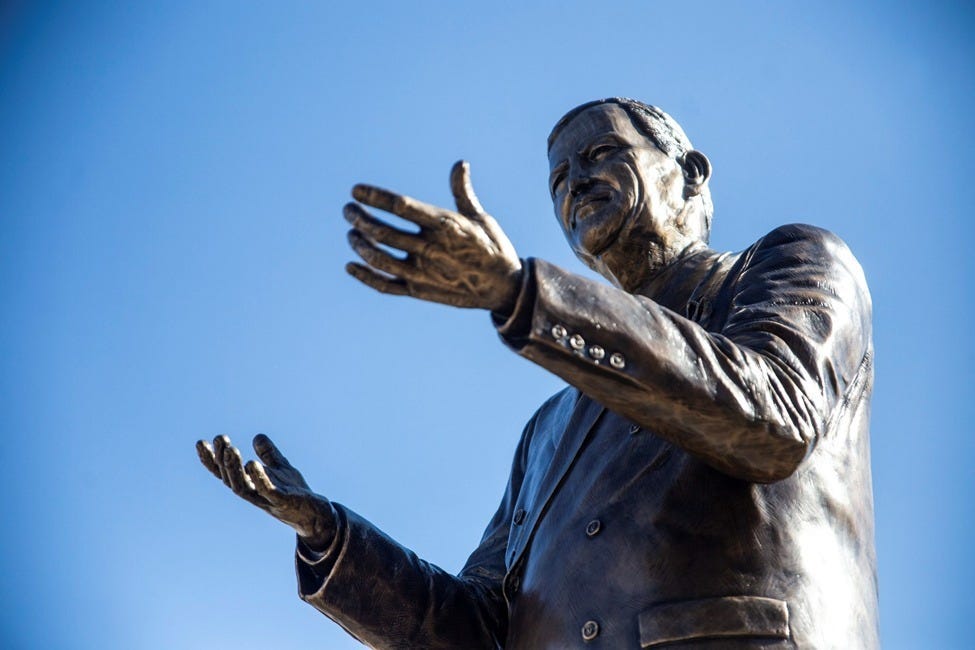 May be an image of monument