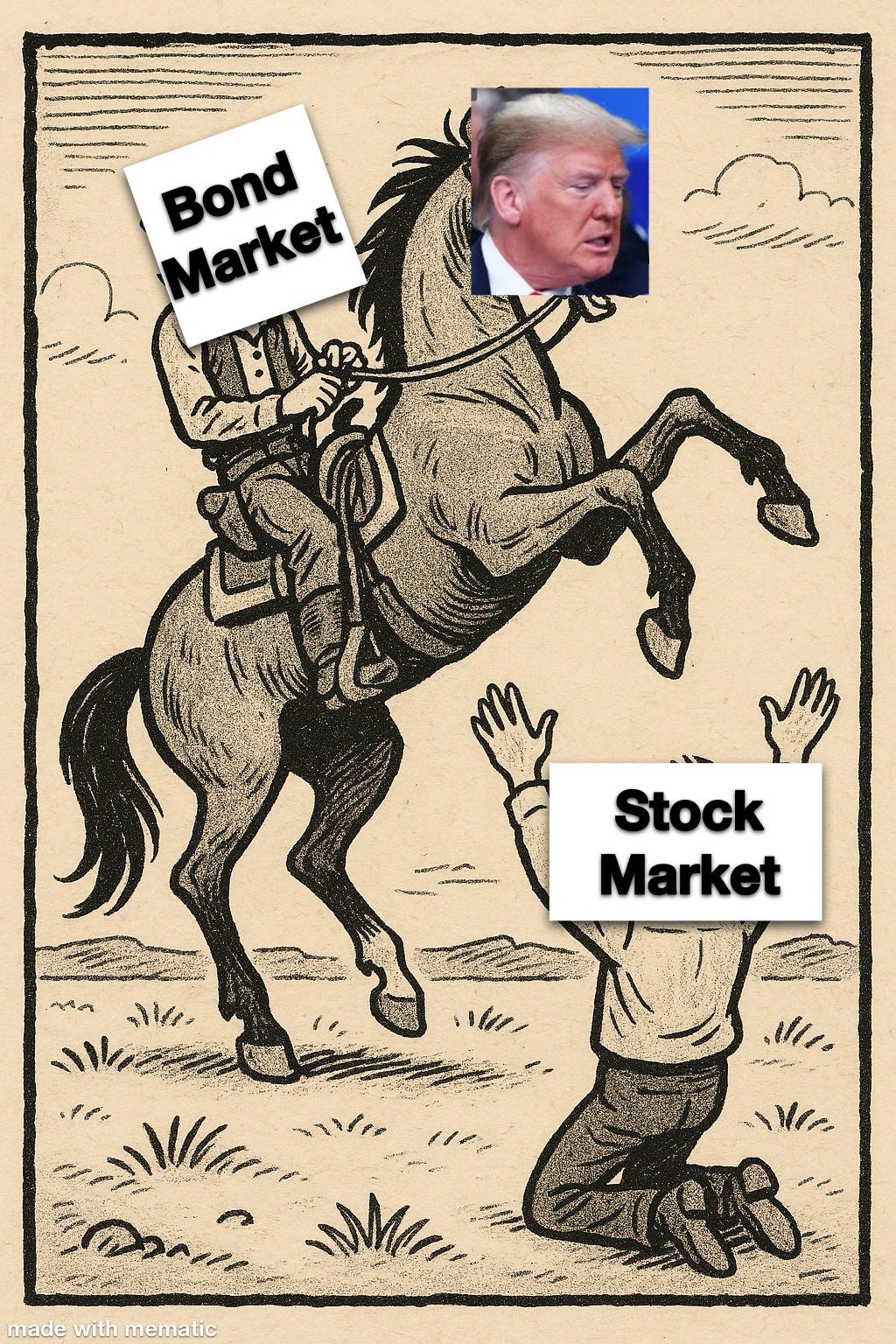The bond market riding Trump while the stock market is praising Trump The bond market riding Trump while the stock market is praising Trump