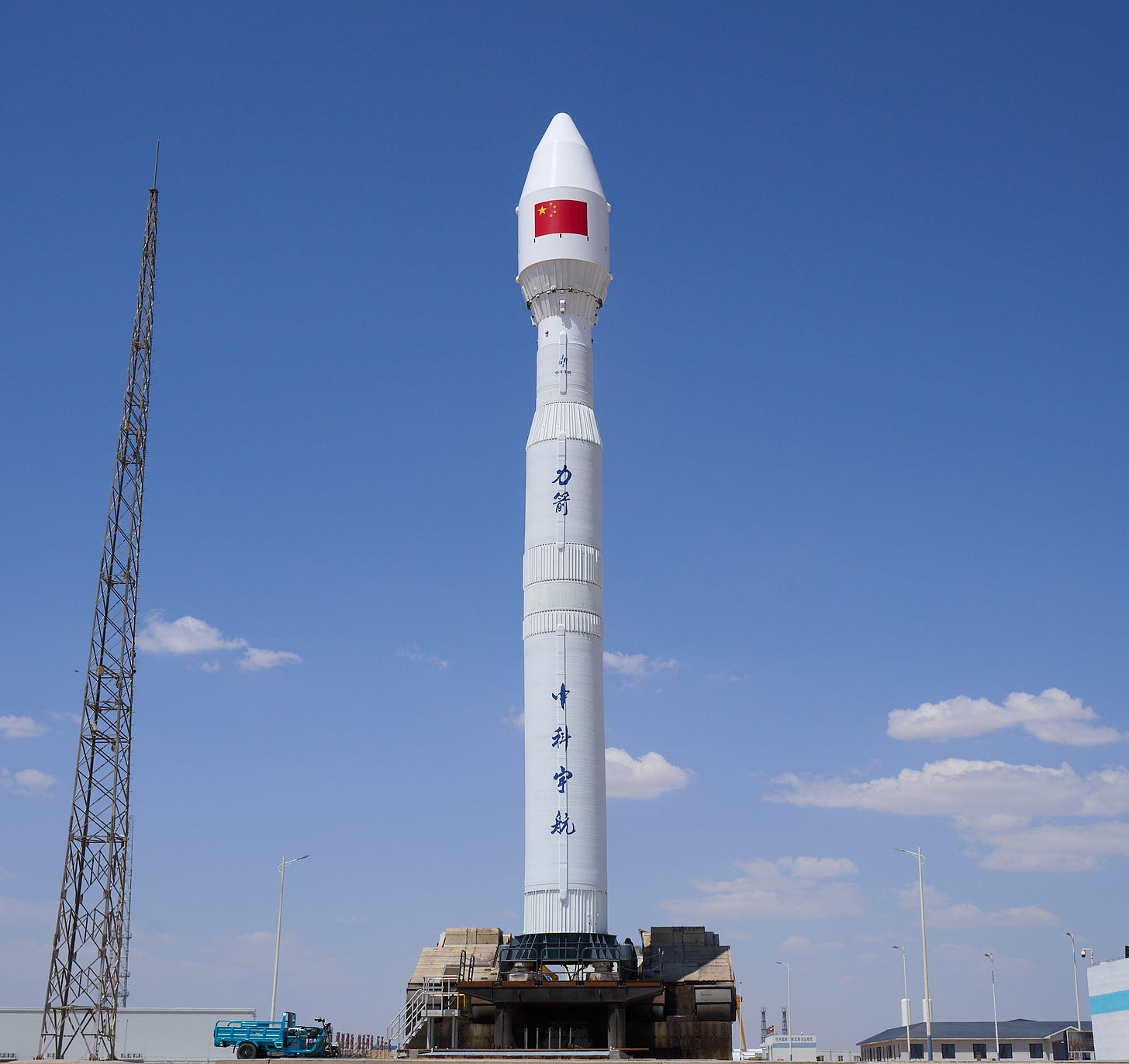 The Kinetica-1 Y15 vehicle stood at Launch Area 130 ahead of its mission on July 23rd/24th 2026. The Kinetica-1 Y15 vehicle stood at Launch Area 130 ahead of its mission on July 23rd/24th 2026.