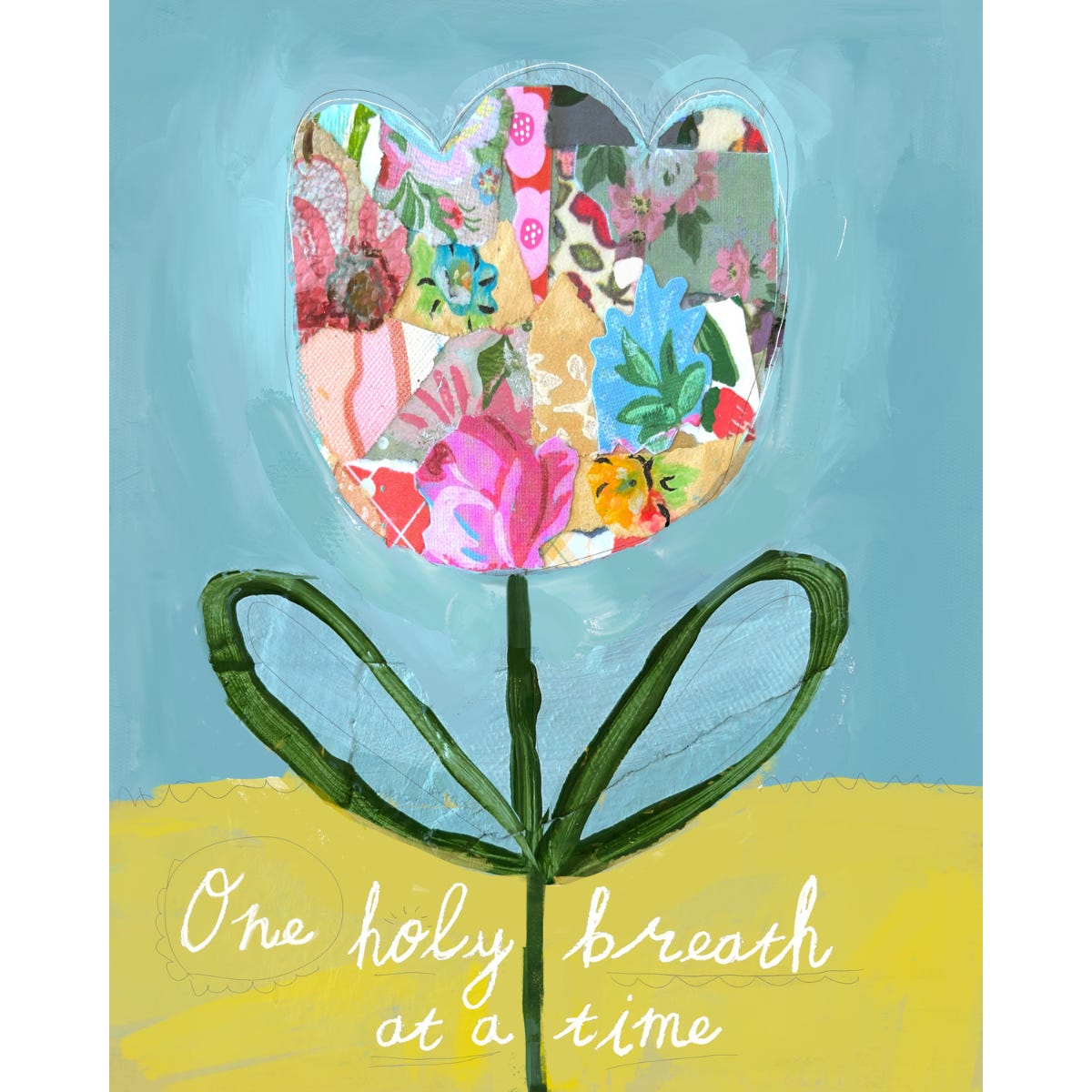 art symbolizing trust, breath, and resilience by kelly rae roberts