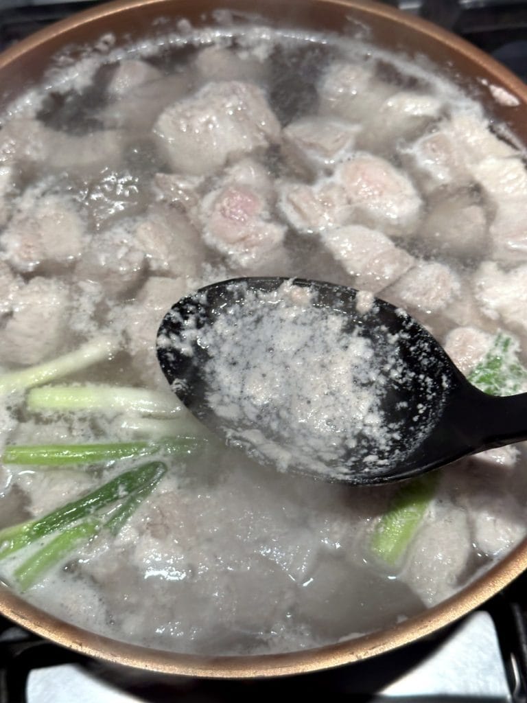 Red braised belly pork hong hsao rou