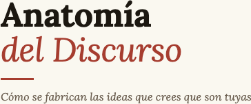 Anatomía del discurso