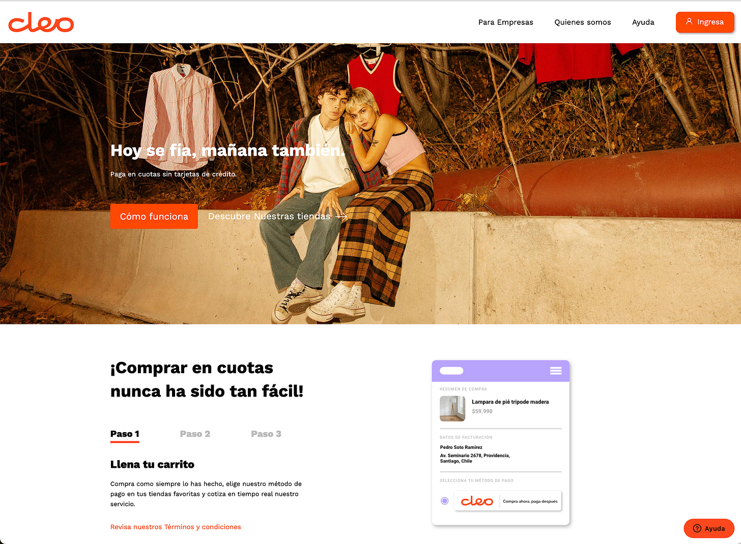 Cleo.cl Website