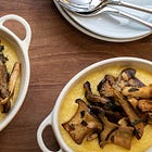 Creamy Polenta and Pan Roasted Mushrooms