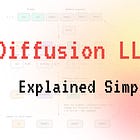 Diffusion LLMs, Explained Simply