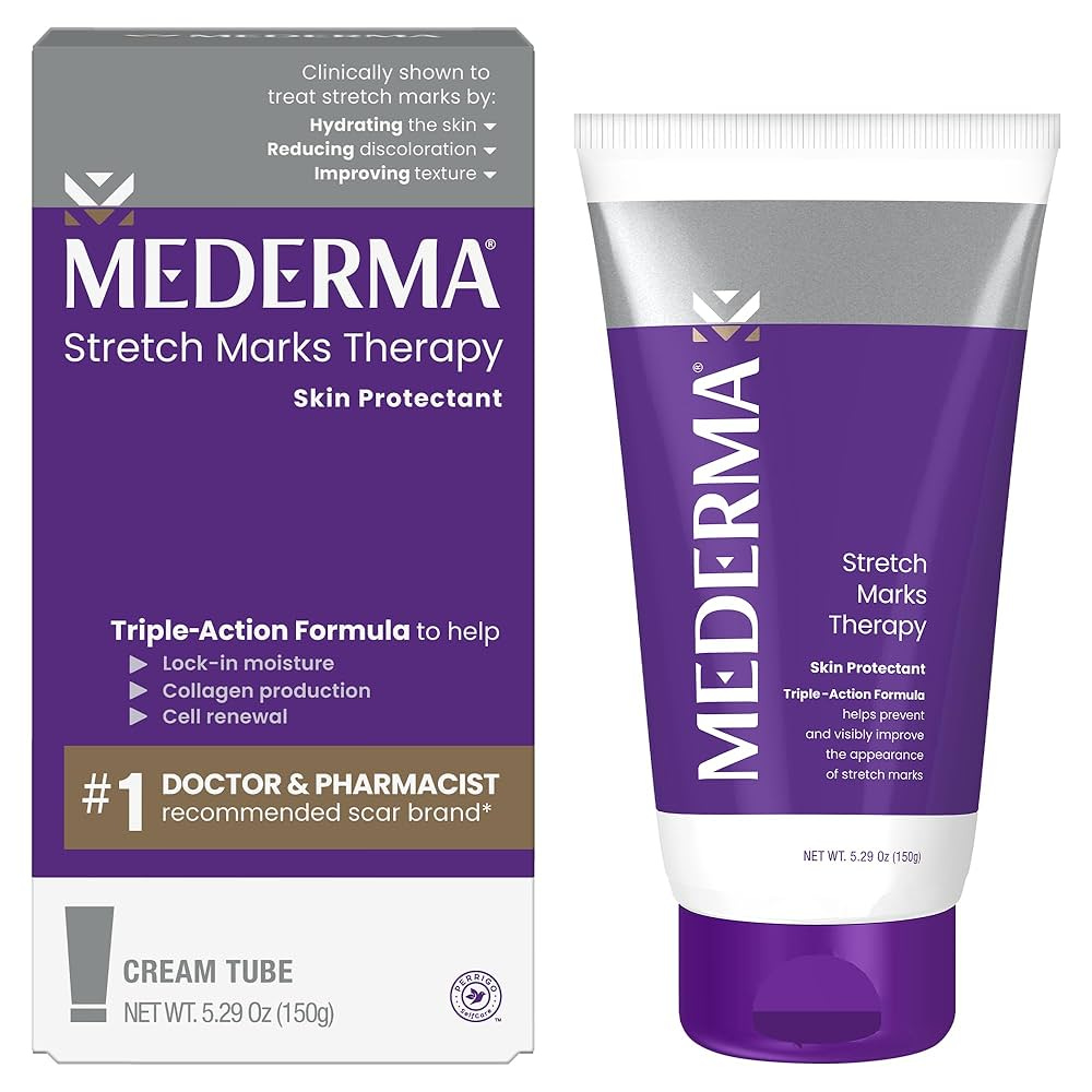 Amazon.com: Mederma Stretch Marks Therapy - Prevents & Treats Stretch Marks,  Safe for Pregnancy & Breastfeeding, Hydrates & Nourishes Skin, 5.29 oz  (150g) : Everything Else