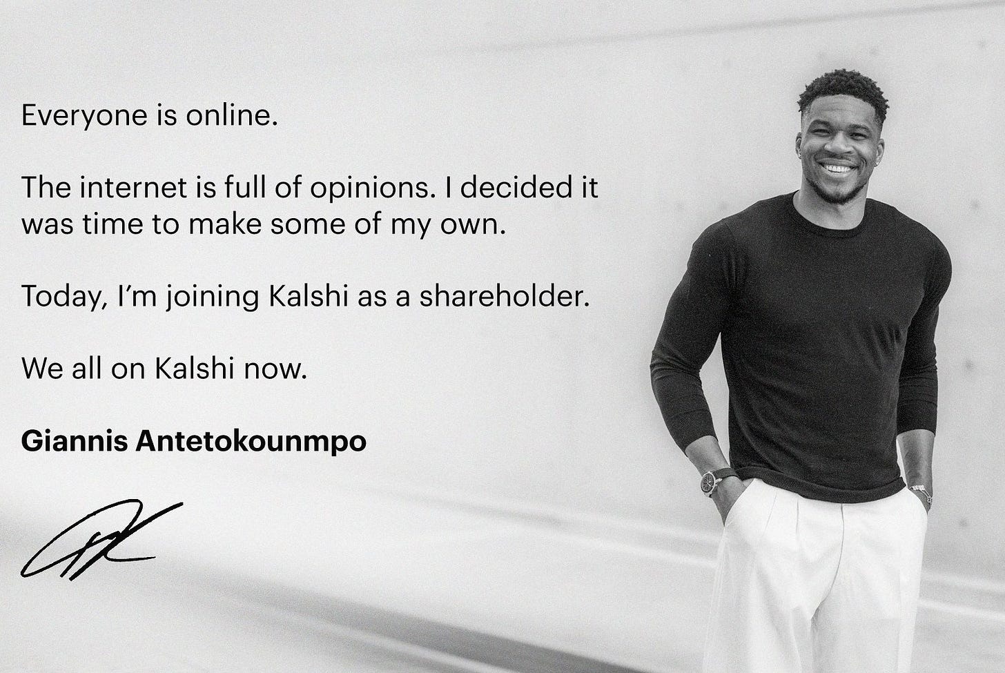 Giannis Antetokounmpo claims “We all on Kalshi now.” | The Verge