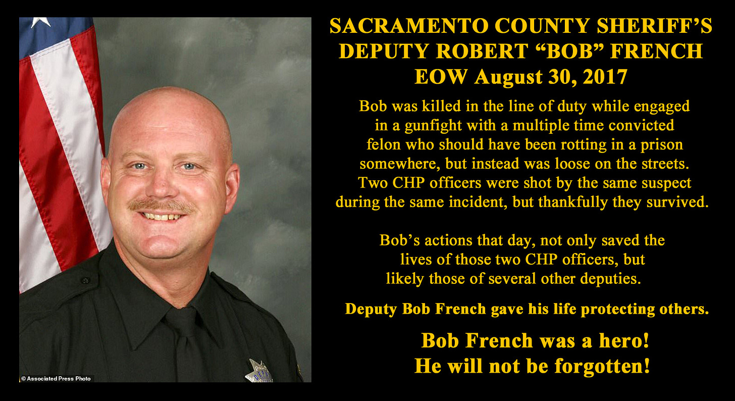 My friend Bob French was murdered by a felon with an illegally obtained gun