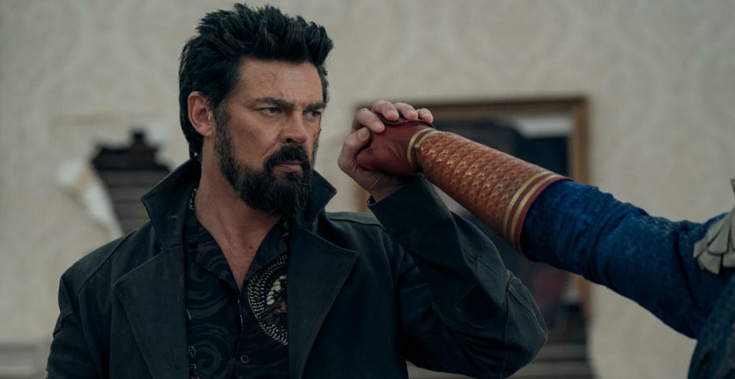 ‘The Boys’ protagonist catching a punch from main series antagonist